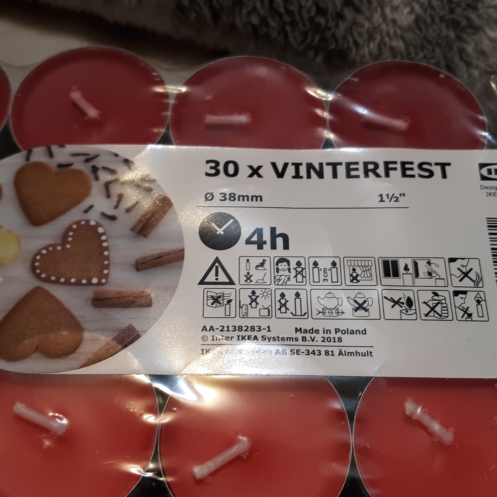 28 Vinterfest Tea Candles from Ikea